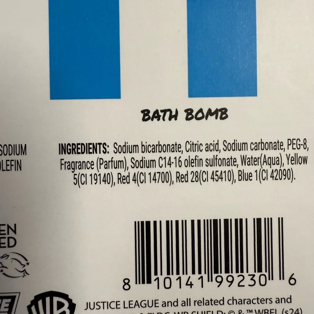 NEW Justice League of America Bath Bomb Bubble Bath Set